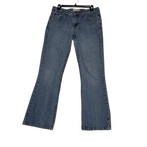 Levi Strauss Signature Womens Stretch Low-Rise Bootcut Blue Light/Medium 8 Short